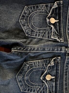 True Religion BECKY Jeans Made in the USA Vintage 2002 Size 25